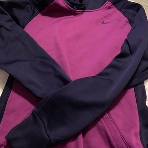 Nike Therma Fit 2 Tone Purple Hoodie